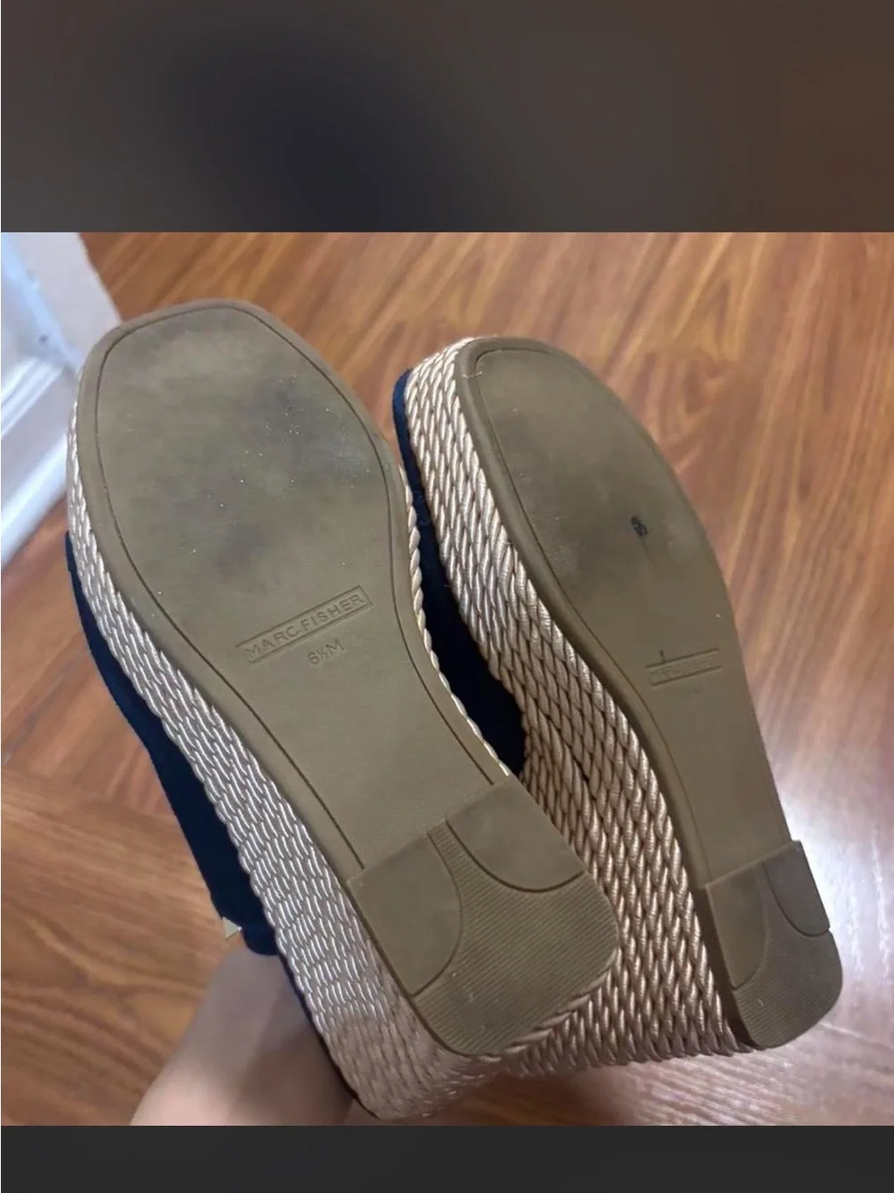 Marc Fisher suede navy